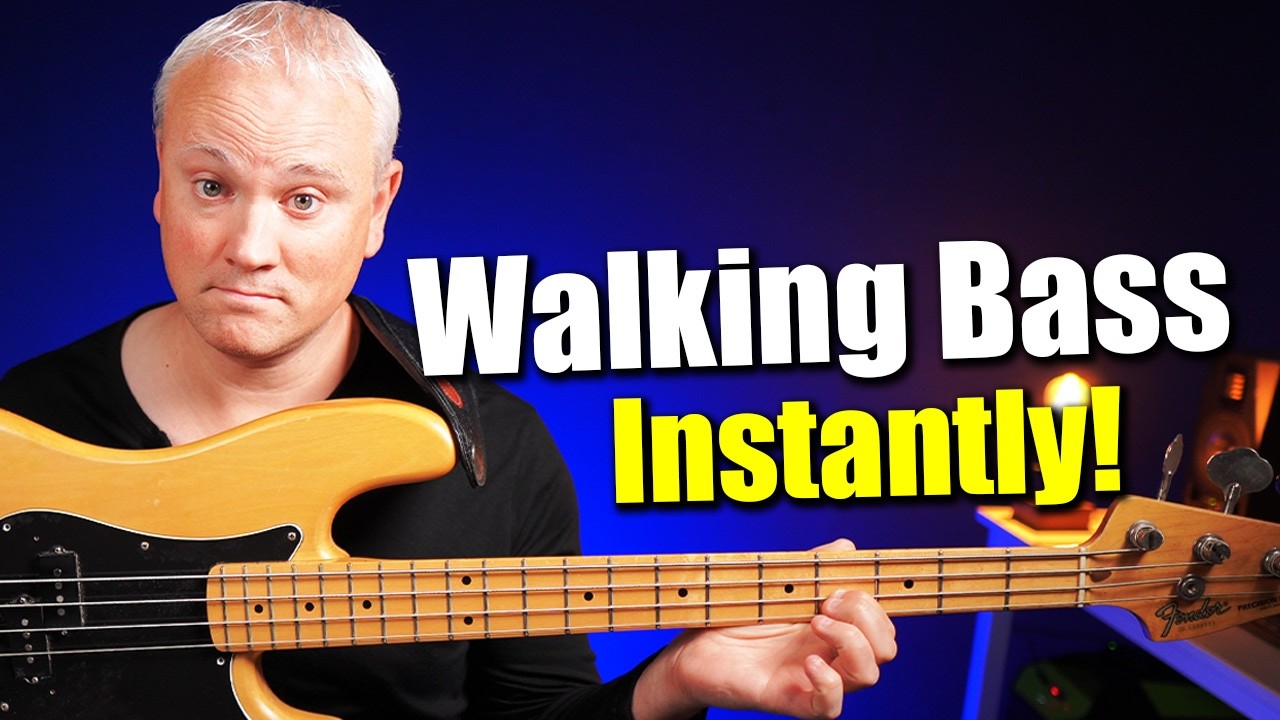 How To ACTUALLY Improvise Walking Bass With Just 2 Phrases