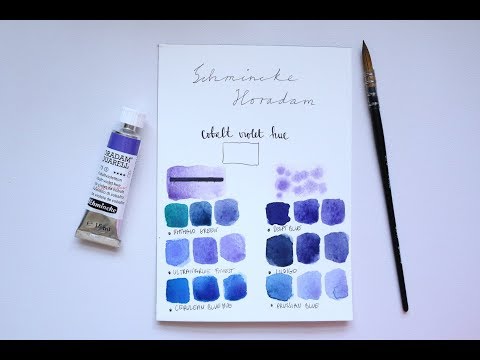 Watercolour Pigment Demo - Episode 6 | Schmincke Horadam Cobalt Violet Hue