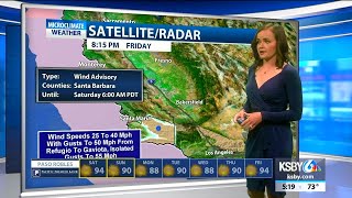 High winds persist in Santa Barbara County, Labor Day weekend weather shaping up nicely