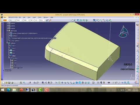 How to make solid body from surface in Catia v5 Part2