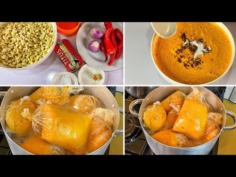 HOW TO COOK MOIMOI WITH NYLON| PARTY MOI MOI RECIPE #moimoi