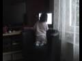 Funny Baby Dancing On HelloKitty