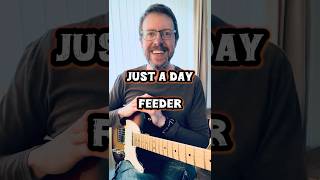 20-second guitar challenge! ? Learn how to play the riff from 'Just A Day' by Feeder