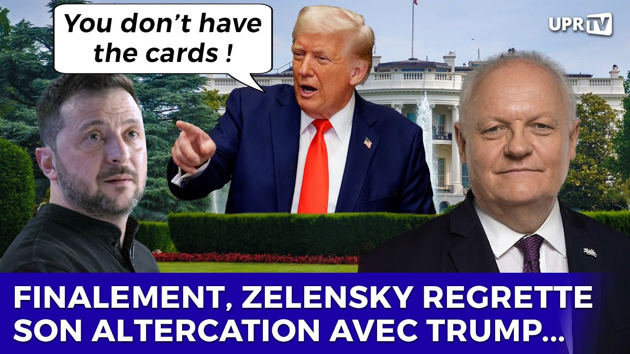 Finalement, Zelensky regrette son altercation avec Trump...