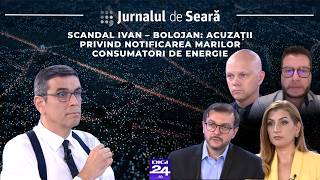 Jurnalul de seară. Ilie Bolojan, despre acuzațiile lui Bogdan Ivan: O atitudine iresponsabilă
