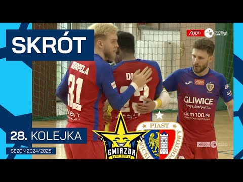 Gwiazda Ruda Śląska - Piast Gliwice |0:1| SKRÓT | 28. kolejka (2024/25)