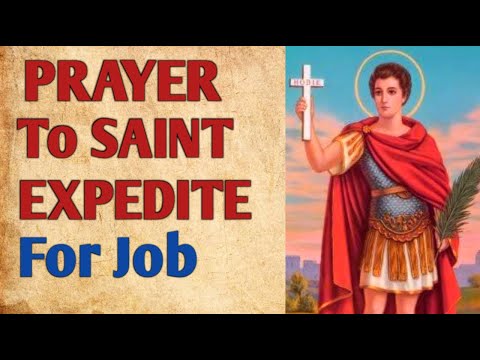st expedite prayer for job | saint expedite prayer for job | st expedite prayer for money