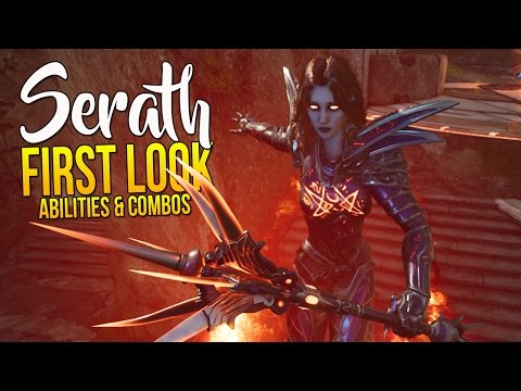 Paragon Serath First Look Gameplay "SERATH ABILITIES, COMBOS, SCALING & KIT" Serath Gameplay