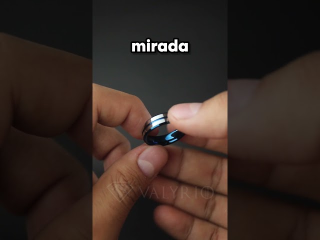 Vídeo relacionado con KRFWGUU 1 Para Anillo Señor De Los Anillos,Anillo De Tungsteno Sencillo En Y Collar Con 3 Anillos