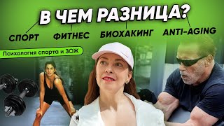 Спорт, фитнес, бодибилдинг, биохакинг, антиэйдж - в чем разница? Что подходит ОБЫЧНОМУ человеку ⚽