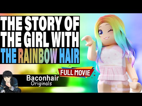 The Story Of The Girl With The Rainbow Hair, FULL MOVIE | roblox brookhaven 🏡rp