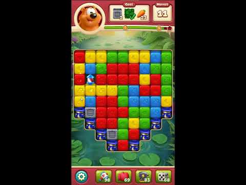 Toon Blast Level 3298 - NO BOOSTERS 🐻🐺🐱 | SKILLGAMING ✔️