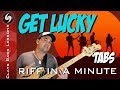 GET LUCKY - Bass Lesson with TABS - DAFT PUNK feat PHARREL