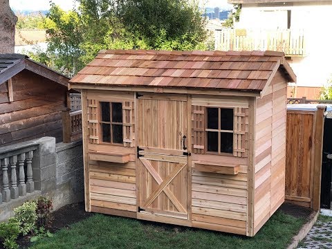 Cedar Shed Cabana 9x6 Storage Shed - Vancouver - Sep 15th, 2018