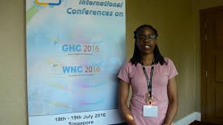Dr. Uzama Uwakah at WNC Conference 2016 by GSTF