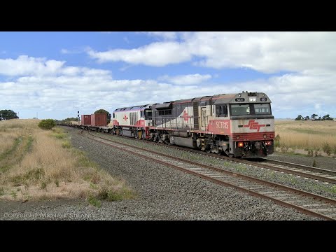 9721V SCT/SBR Dooen Container Train With SCT015 & CSR003 (5/5/2021) - PoathTV Australian Railways