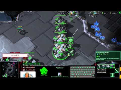 SC2 LotV Beta 1v1 - TvZ / Orbital Shipyard / Reaper Rush into Mech + Nuke