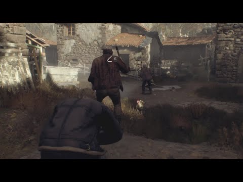 [old] Resident Evil 4 Remake - Village Square 3 Stealth Kills (Professional)