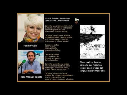 " Caminito" Pasión Vega y José Manuel Zapata