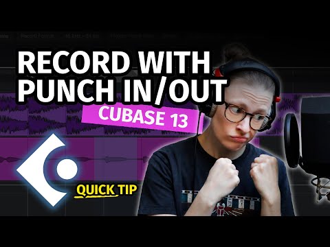 RECORD YOUR OWN VOCALS WITH PUNCH IN & OUT | Quick Tip Cubase 13