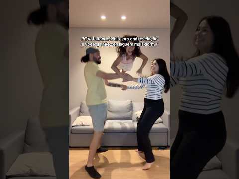 2 DIAS PARA O CHÁ REVELAÇÃO, NÃO CONSEGUIMOS DORMIR 😭 #humor #trend