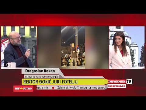INFO JUTRO - Rektor Đokić na crtu Vučiću