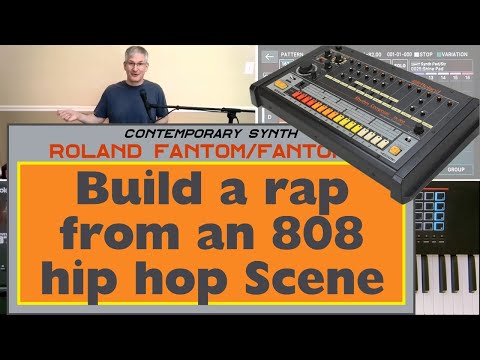 Roland Fantom/Fantom 0 - Build a rap from an 808 hip hop Scene - Tutorial #19