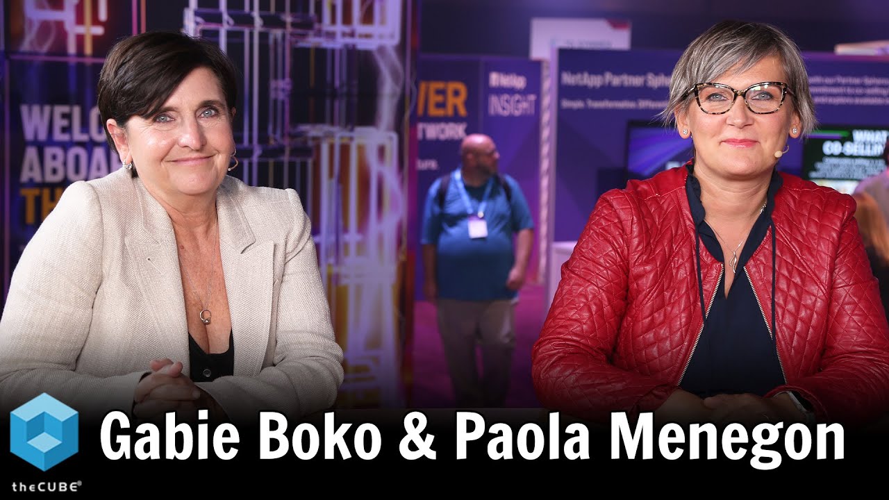 Gabie Boko, NetApp & Paola Menegon, Aruba | NetApp Insight 2024