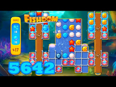 Fishdom Level 5642 HD Walkthrough | 3 match puzzle | gameplay | android | IOS | GameGo Game