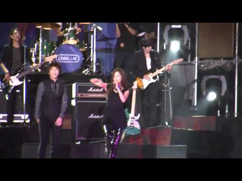 [Fancam] 100829 Yuri,Tiffany SNSD - MC & YongSeo Couple@Incheon Korean Music Wave