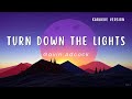 Turn Down The Lights Gavin Adcock Karaoke Version