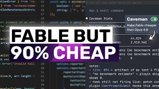 Caveman + Fable 5: This SIMPLE Trick makes Fable cheaper than Opus!