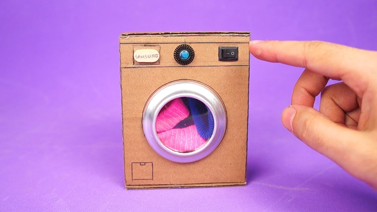 Amazing Mini Washing Machine - DIY Homemade