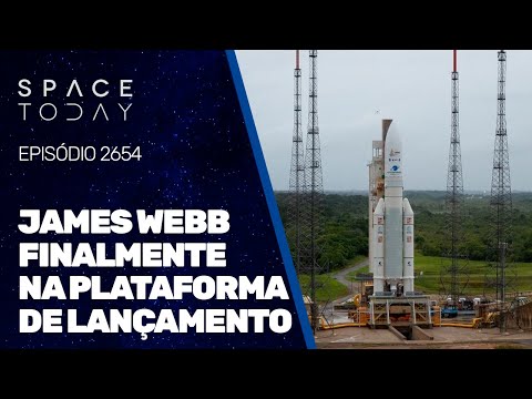 JAMES WEBB FINALMENTE NA PLATAFORMA DE LANÇAMENTO!!!