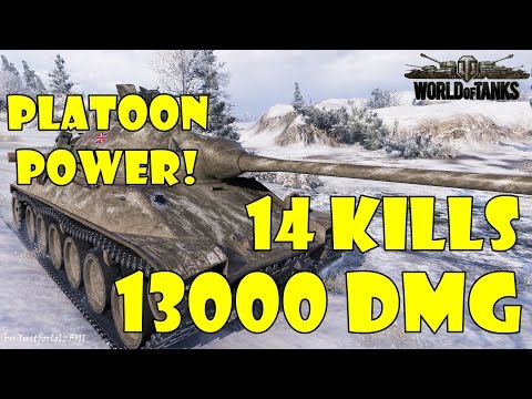 World of Tanks - EPIC! [TIER X PLATOON | 14 KILLS, 13.000 DMG]