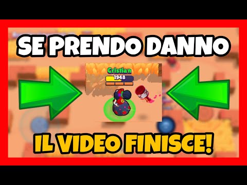 SE PRENDO DANNO IL VIDEO FINISCE! *HO PERSO SUBITO* - CHALLENGE BRAWL STARS ITA