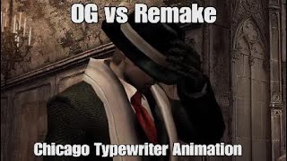 RE4 | OG vs Remake Chicago Typewriter(Sweeper) Animation