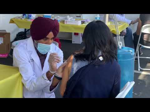 ਗੁਰਦੂਆਰਾ ਸਾਹਿਬ ਫਰੀਮਾਂਟ ਵਿੱਚ 500 ਤੋਂ ਉੱਪਰ ਲੋਕਾਂ ਲਈ ਵੈਕਸੀਨ ਦਾ ਪ੍ਰਬੰਧ ਕੀਤਾ ਗਿਆ