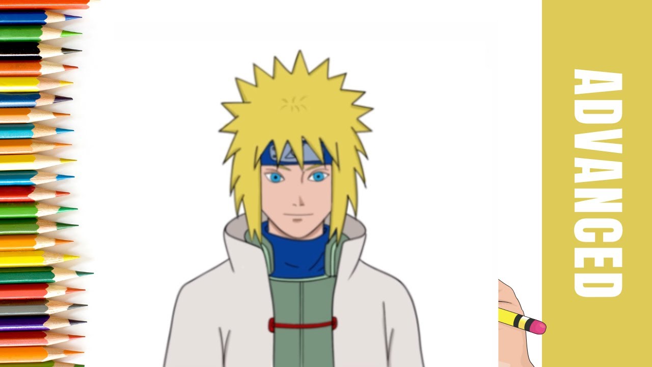 How to Draw Minato Namikaze - Naruto for Kids