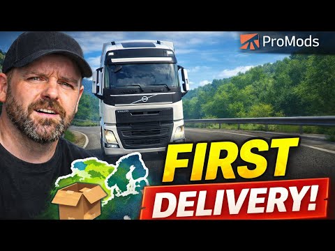 Starting Fresh in ETS2 ProMods… My First Delivery Across Europe!