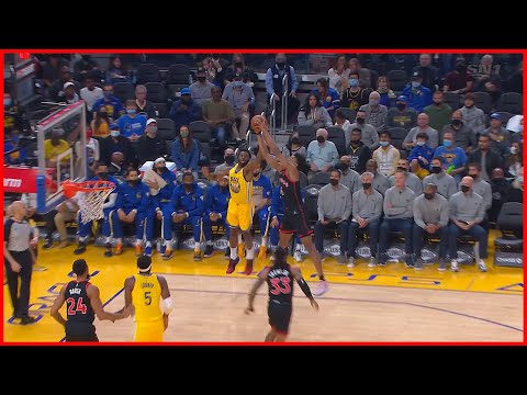 Scottie Barnes Steals Steph Curry's Pass | Raptors vs Warriors | Nov 21, 2021 | 2021-22 Season