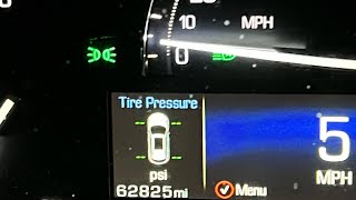 Cadillac XT5 Tire Pressure Monitor Fault and Relearn Procedure.