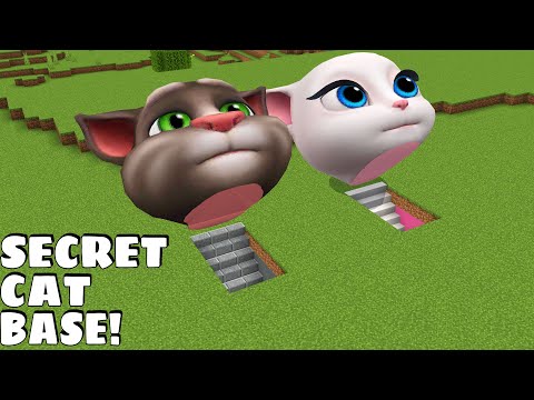I found SECRET TALKING TOM AND ANGELA UNDERGROUND BASE in Minecraft - Gameplay - Coffin Meme