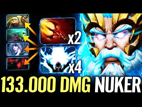 🔥 ZEUS 133.000 DMG Dagon LVL5 + Refresher MID — 6x Strike 100% Strongest Magic Nuker Dota 2 Pro