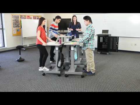 Luxor Student Standing Desks