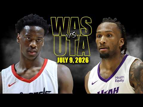 Washington Wizards vs Utah Jazz Full Game Highlights - July 9, 2026 | NBA Summer League