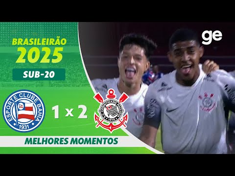 Gols e lances de Bahia x Corinthians