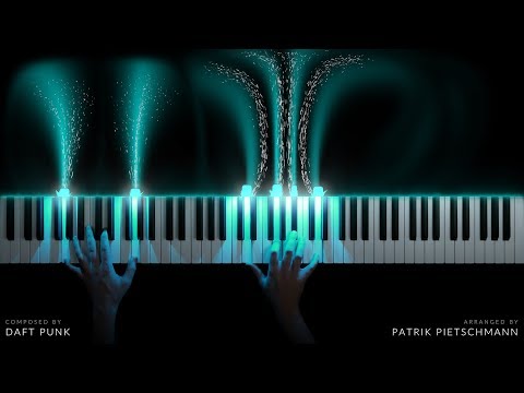 TRON: Legacy - Main Theme - Daft Punk piano tutorial