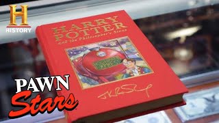 Pawn Stars: UNREAL PRICE for RARE Harry Potter First Edition (Season 18) | History