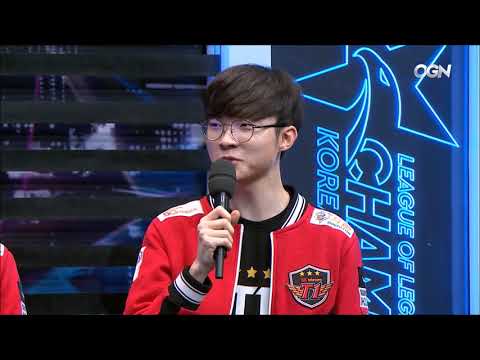 New SKT Jungler, Blossom and Faker Interview